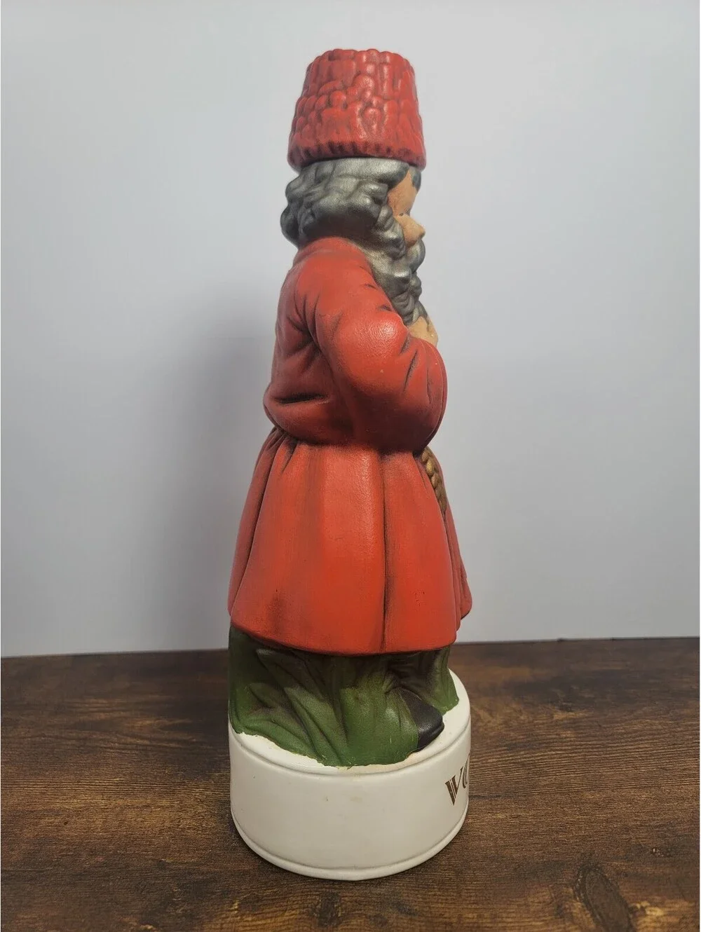 Vintage Ceramic Vodka Decanter Figurine